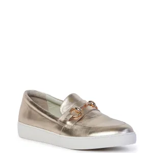 Venice Loafer (Gold Pebble)