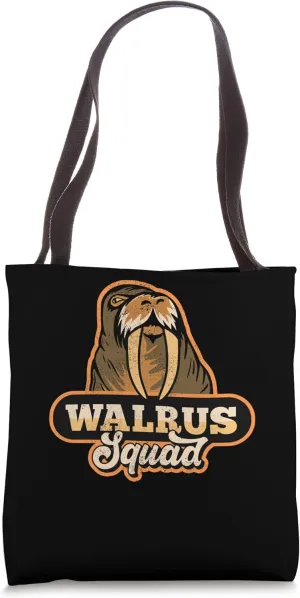 Walrus Squad Ocean Sea Walrus Tote Bag
