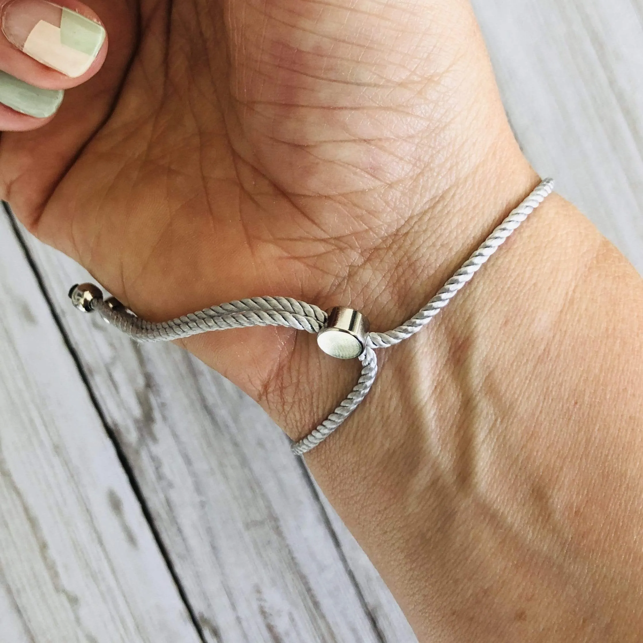 We are Islands Connected in the Deep adjustable bracelet