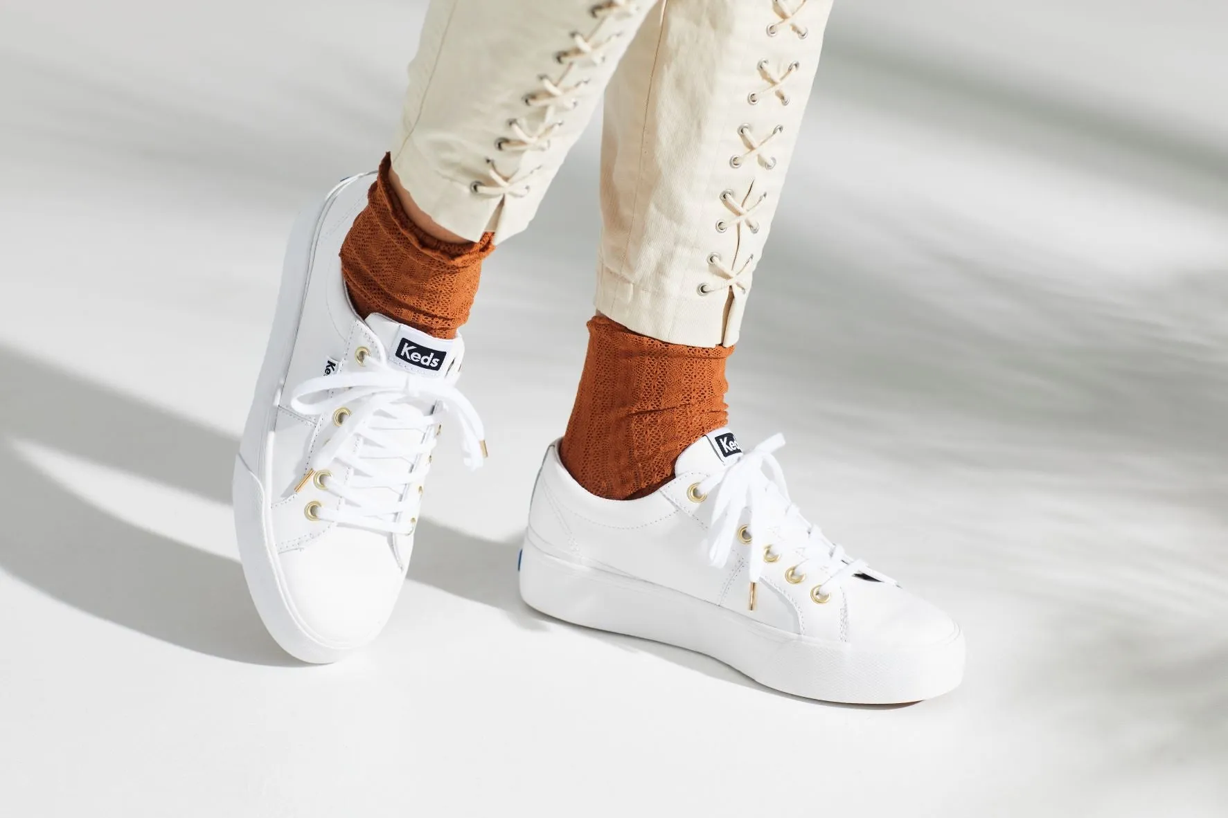 Women's Jump Kick Duo Leather White
