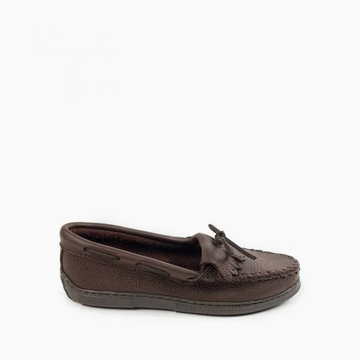 Women's Moosehide Kilty Moccasin