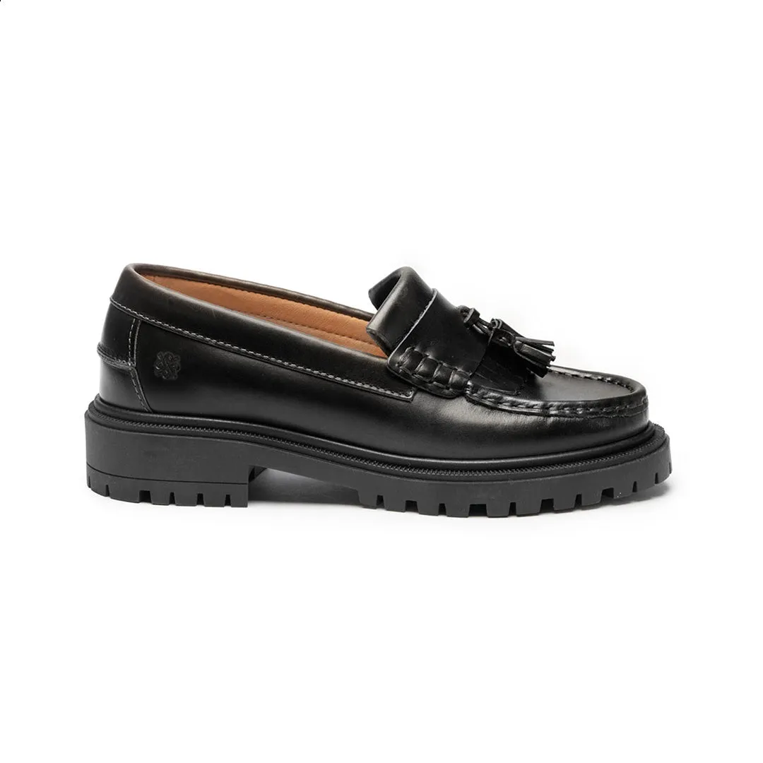 Women's style The Edith - Black leather