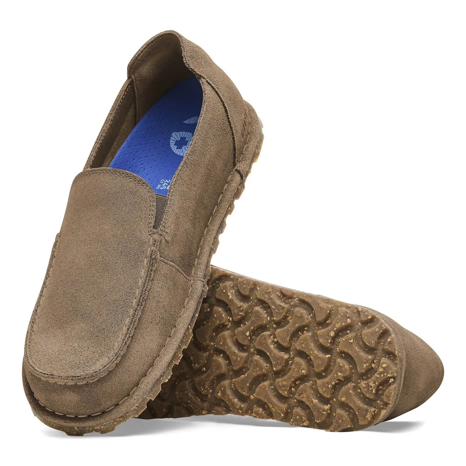 Women's Utti Slip On Moccasin In Gray Taupe