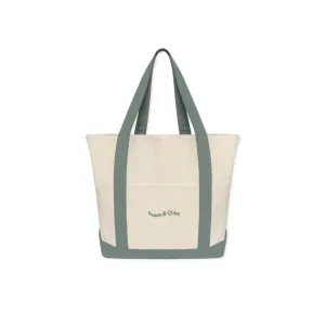 Wordmark Boat Tote, Sage