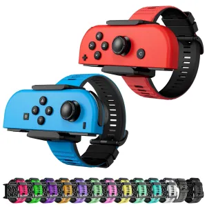 Wrist Bands for Just Dance 2025 2024 2023 2022 2021 Switch and for Zumba Burn It Up, ZAONOOL Upgraded Soft Dance Straps for Nintendo Switch & Switch OLED Joy Con Controller, 2 Pack for Adults and Kids
