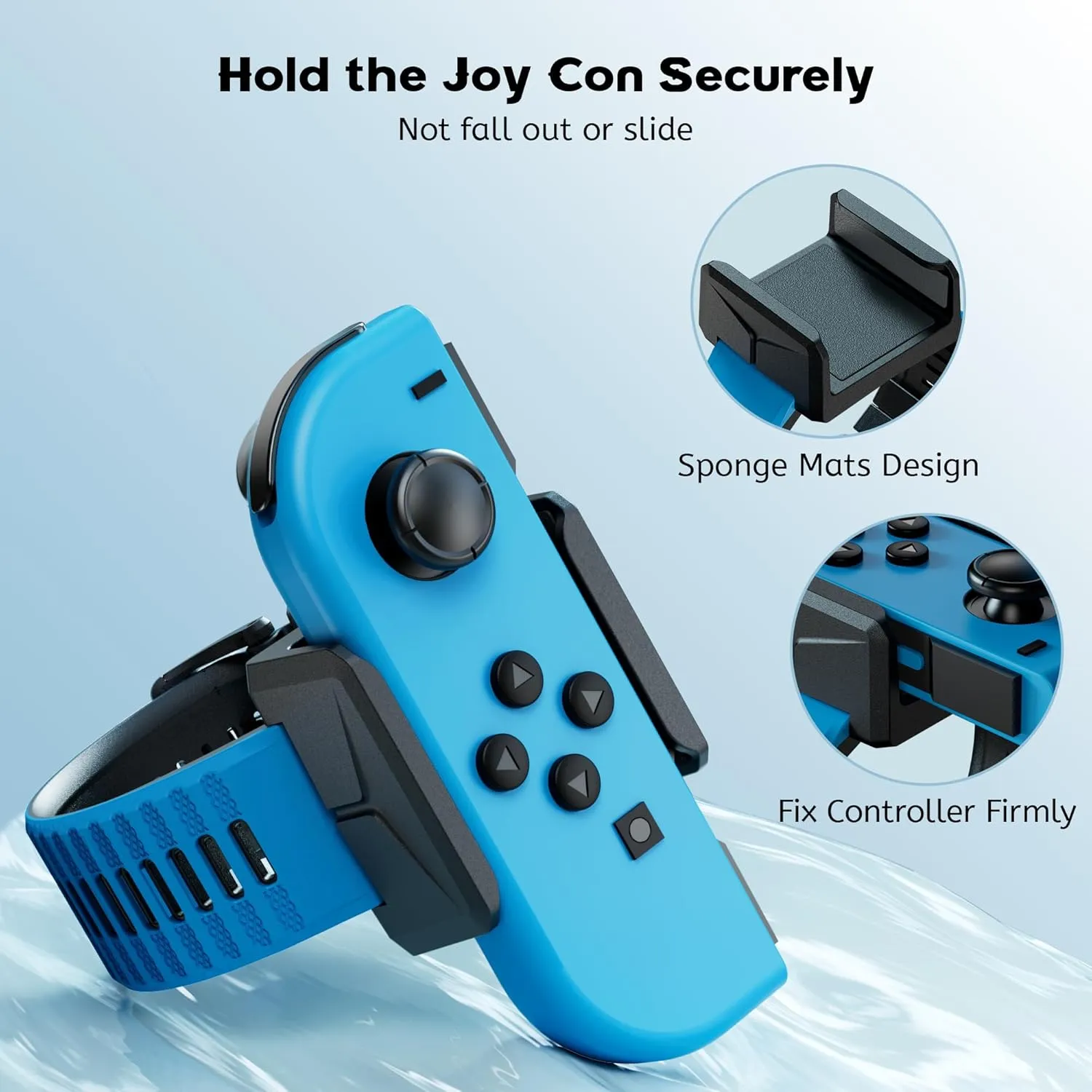 Wrist Bands for Just Dance 2025 2024 2023 2022 2021 Switch and for Zumba Burn It Up, ZAONOOL Upgraded Soft Dance Straps for Nintendo Switch & Switch OLED Joy Con Controller, 2 Pack for Adults and Kids