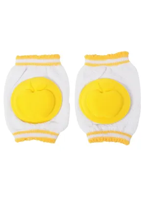 Yellow Knee Protection Pads for Crawling Boys