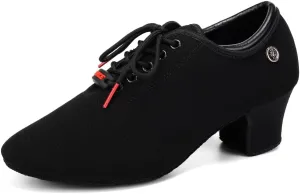 YKXLM Ballroom Dance Shoes Women Practice Social Dance Sneaker Beginner Dance Standard Shoes Women Modern Salsa Rhythm Teaching Shoes