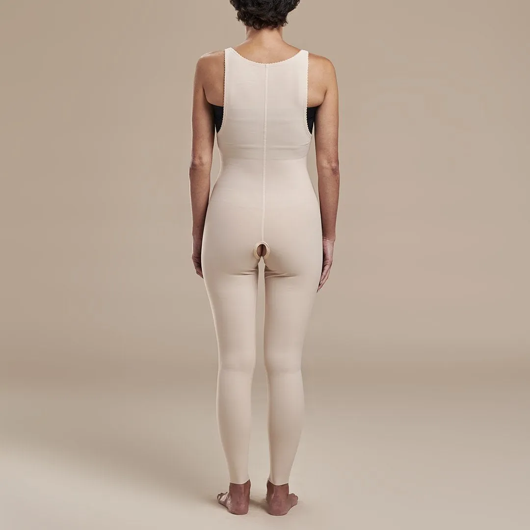Zipperless Girdle with Suspenders - Ankle Length - Style No. FBL2