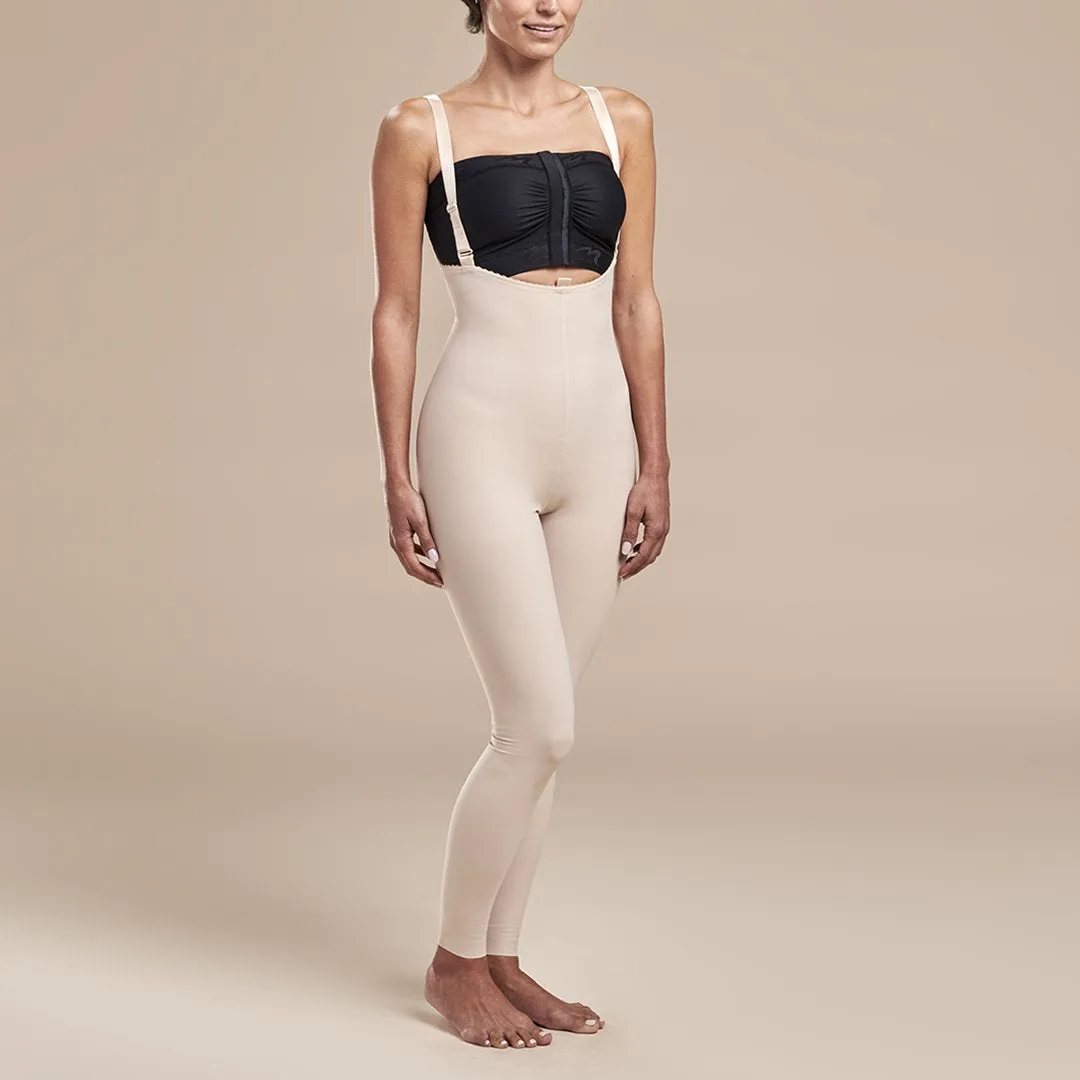Zipperless Girdle with Suspenders - Ankle Length - Style No. FBL2