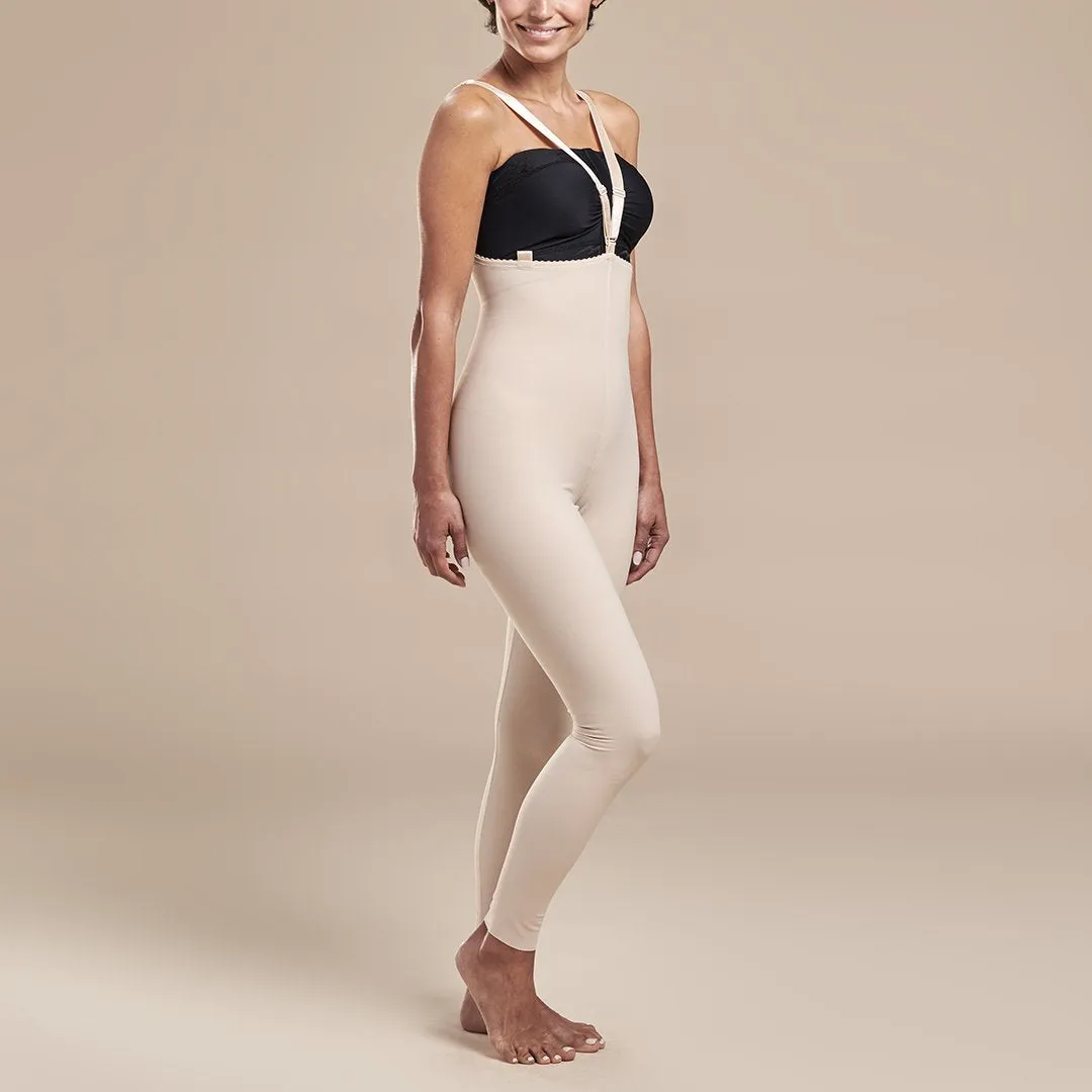 Zipperless Girdle with Suspenders - Ankle Length - Style No. FBL2